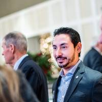 Guests at the reception.